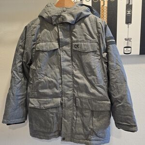 Calvin Klein Charcoal Puffer Jacket